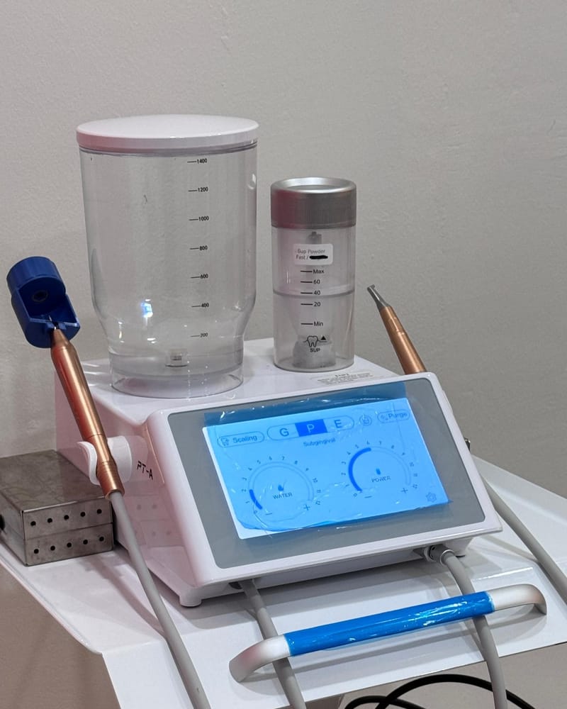 Woodpecker PT-A ultrasonic scaler and air polisher at Alpha Dental, Sutera Utama
