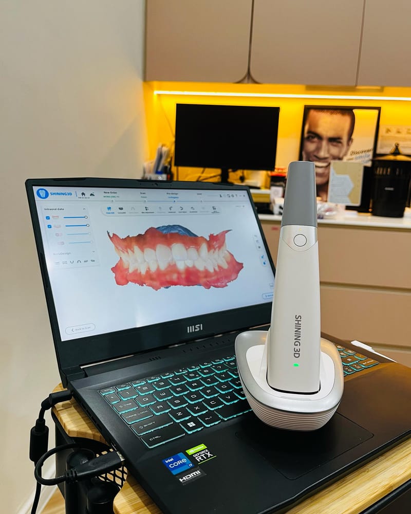 Shining3D intraoral scanner in use at Alpha Dental, Sutera Utama