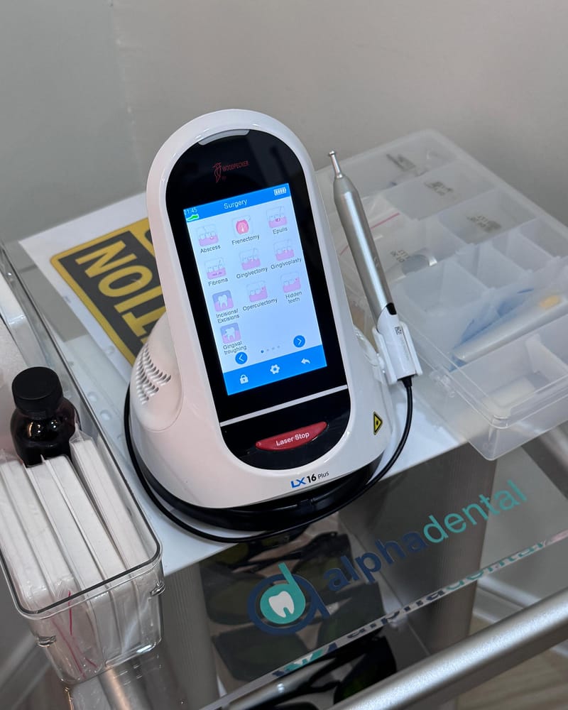Woodpecker LX16 Plus dental laser at Alpha Dental, Sutera Utama